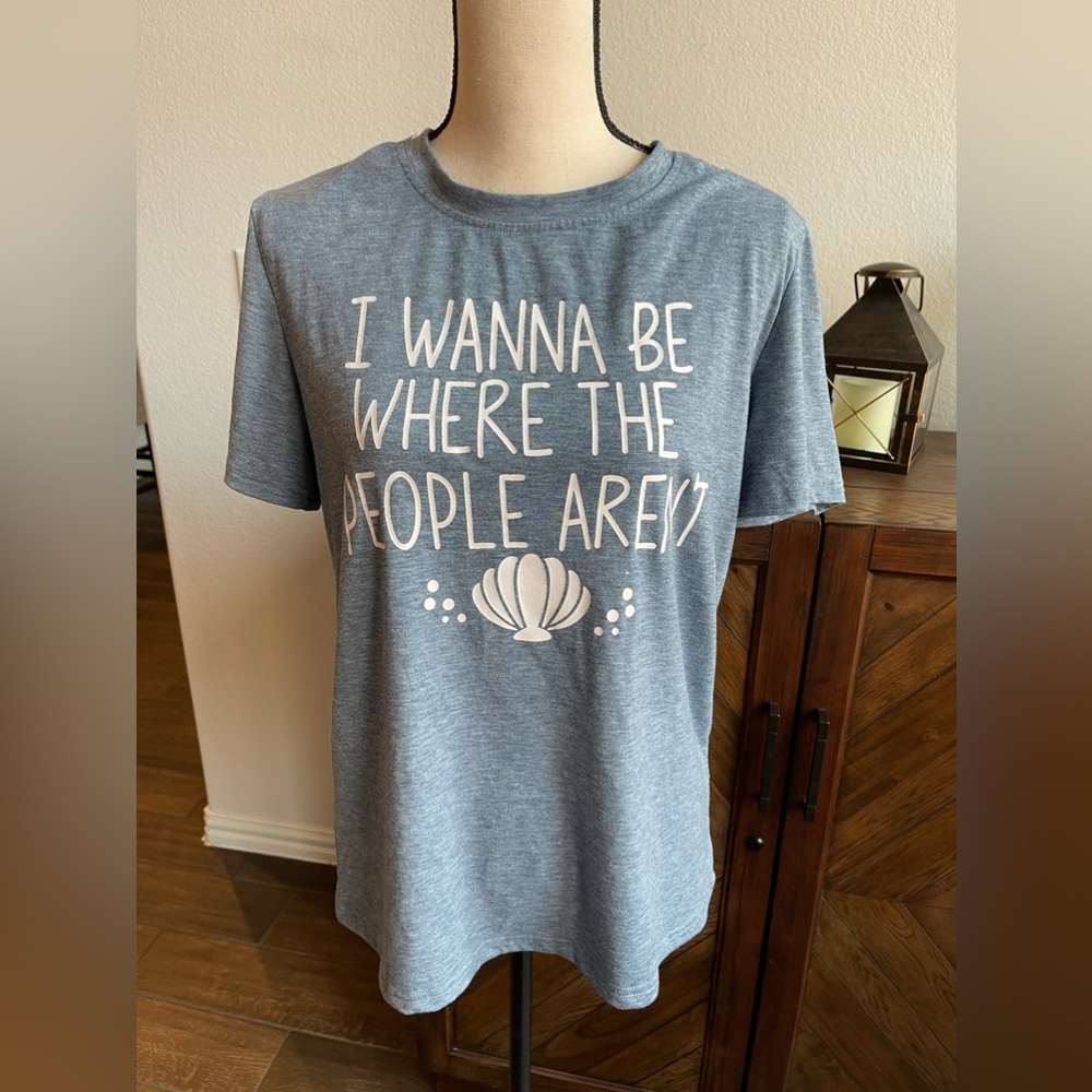 Custom Disney Tshirt “I Wanna Be Where The People Aren’t”